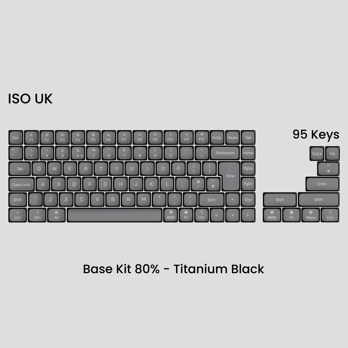 [GB] Awekeys Air Low-Profile Metal Keycaps - For MX Switch