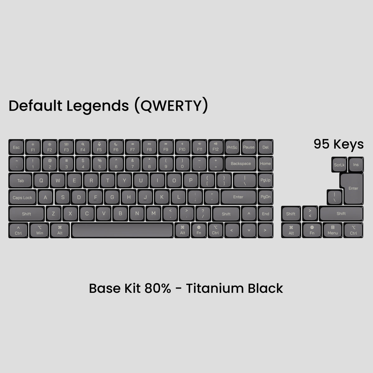 GB] Awekeys Air Low-Profile Metal Keycaps - For MX Switch