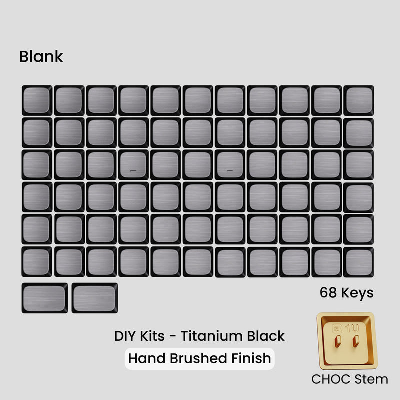 GB] Awekeys Air Low-Profile Metal Keycaps - For Choc Switch