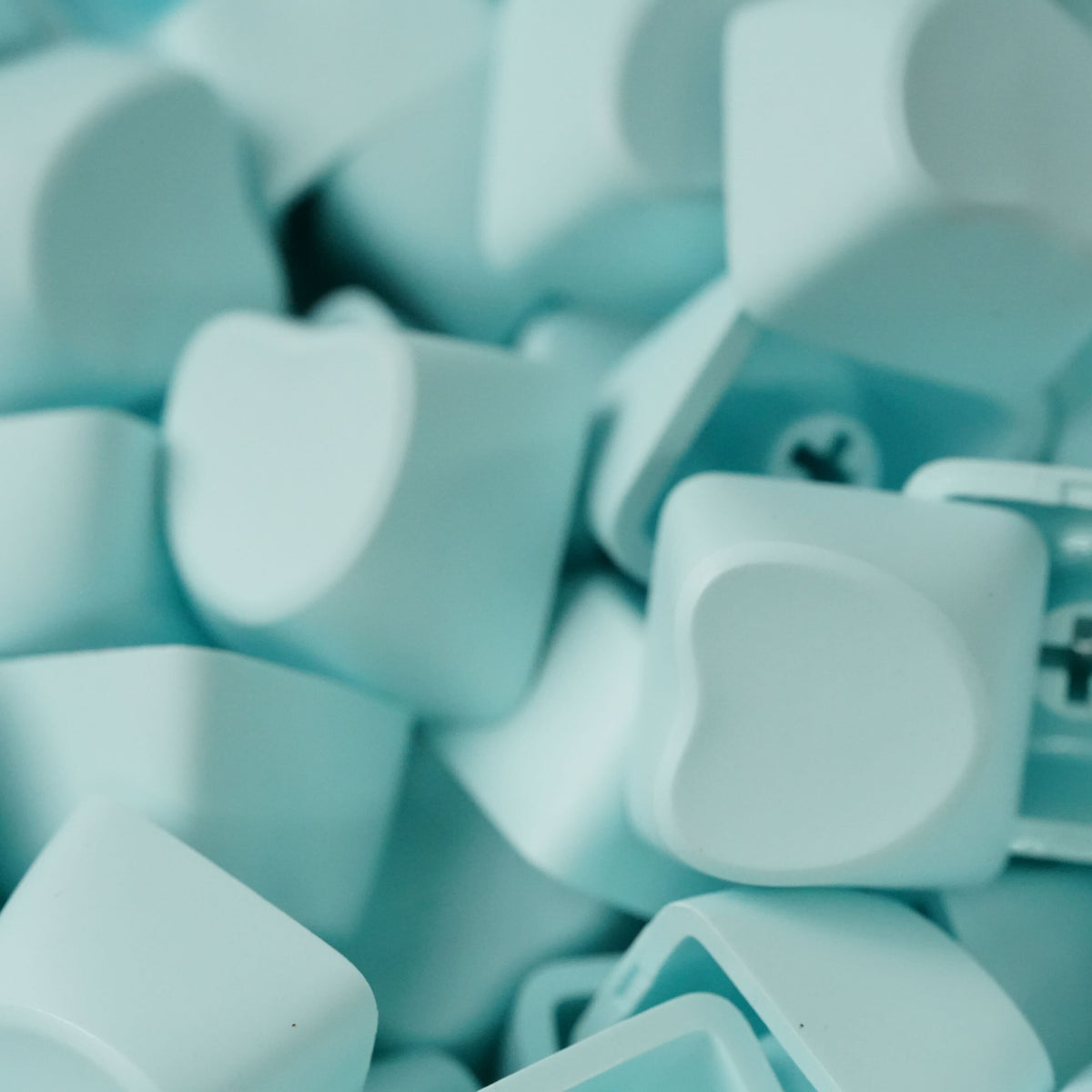 Heart Shape Blank Keycaps