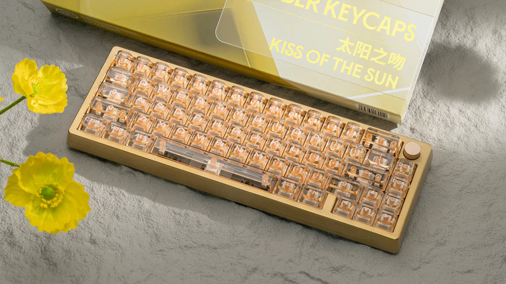 WS Amber Keycaps - Kiss of The Sun