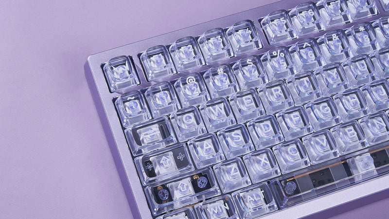 Blossom lilac AMBER Keycaps Blossom lilac AMBER Keycaps