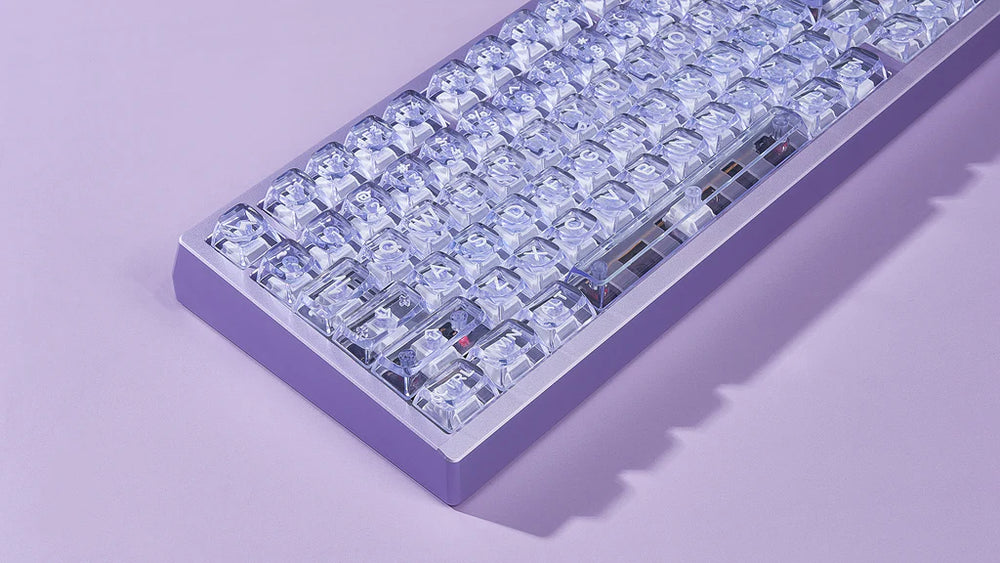 Blossom lilac AMBER Keycaps Blossom lilac AMBER Keycaps