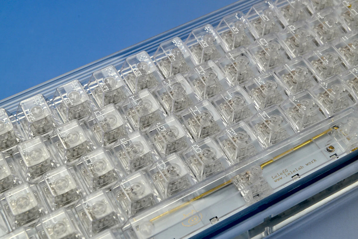 Asimov Cherry Profile Transparent Keycaps
