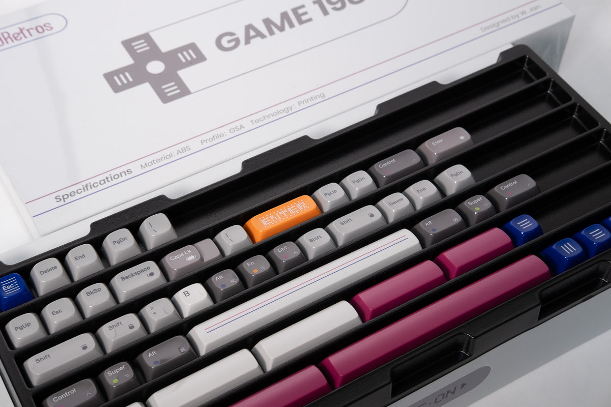 80Retros GAME 1989 GSA レトロゲーム風キーキャップ 80Retros GAME 1989 GSA Profile Keycaps
