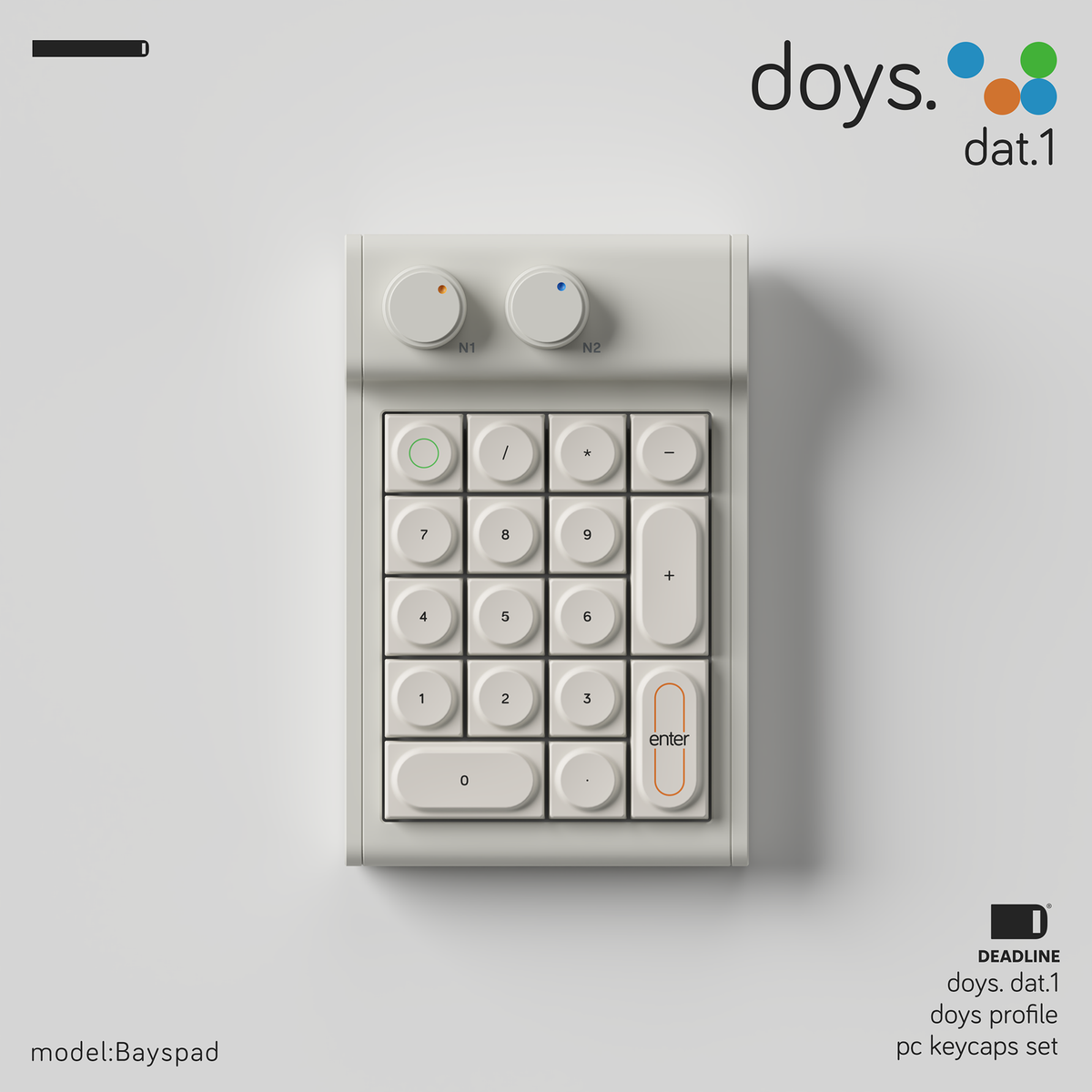 キーボード DEADLINE STUDIO DOYS PAD E - white IN STOCK] DOYS PAD keyboard (•̀ᴗ• ) ̑̑ – DEADLINE Studio™