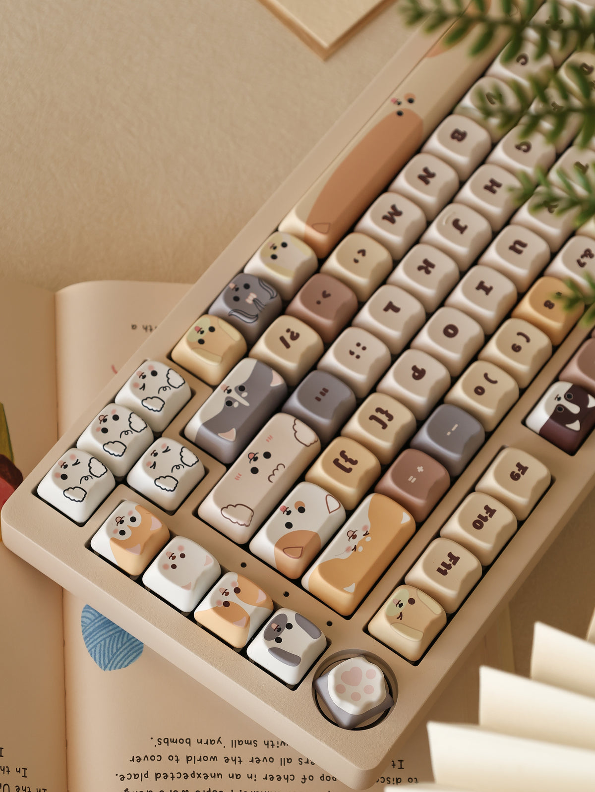 【レア】【犬】Waon Keycaps キーキャップ Waon Keycaps