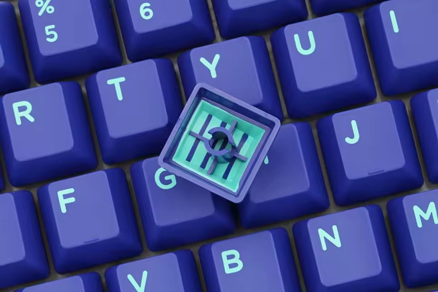 HHKB互換　キートップセット　Domikey Domikey hhkb abs doubleshot キーキャップセットサイバー 1080p