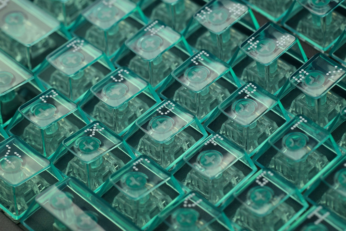 Asimov Cherry Profile Transparent Keycaps