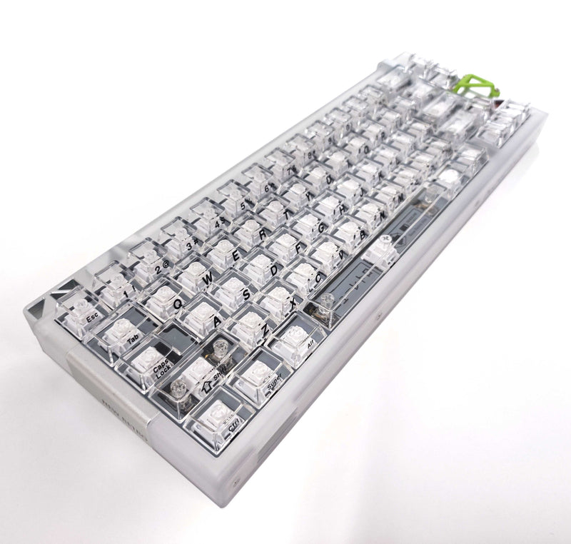 Cool ice transparent with side print Keycap Set