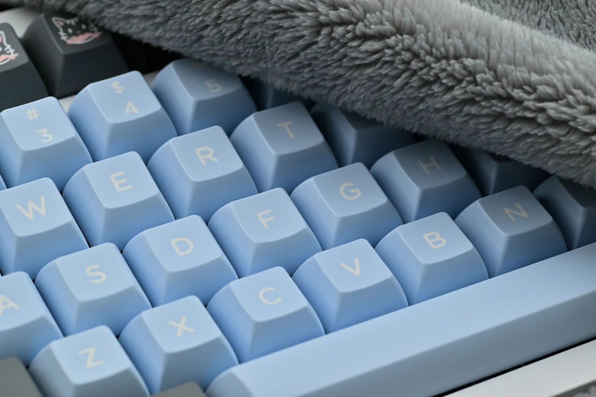 KAT Floofy Boi Thickened Double Shot PBT Keycaps Base