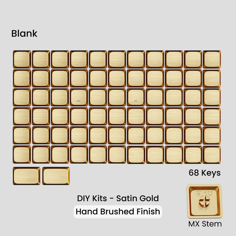 GB] Awekeys Air Low-Profile Metal Keycaps - For MX Switch