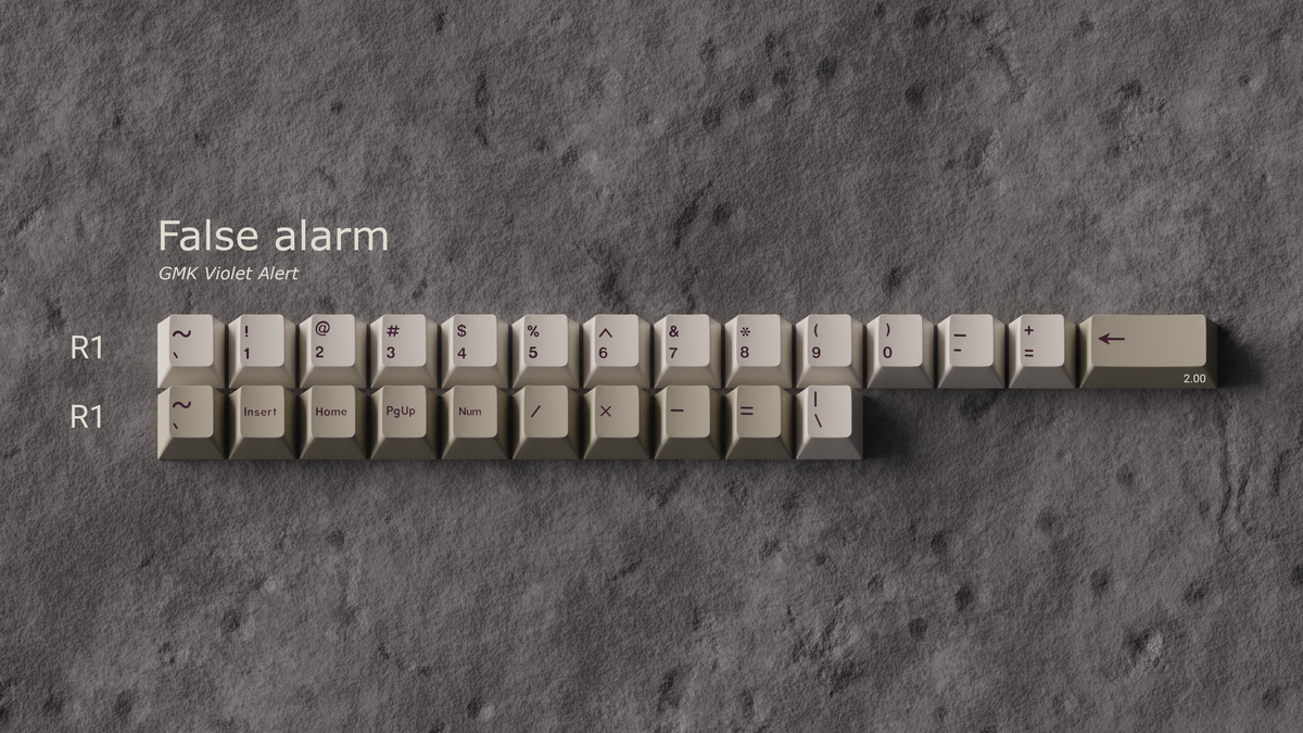 [GB] GMK Violet Alert