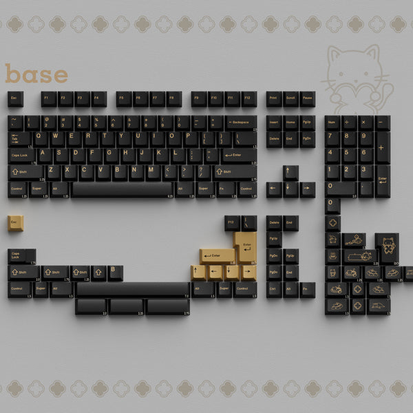 KBS Onyx Keycaps