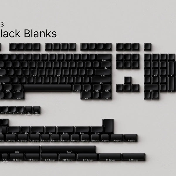 PBS Black Blanks PBS Black Blanks