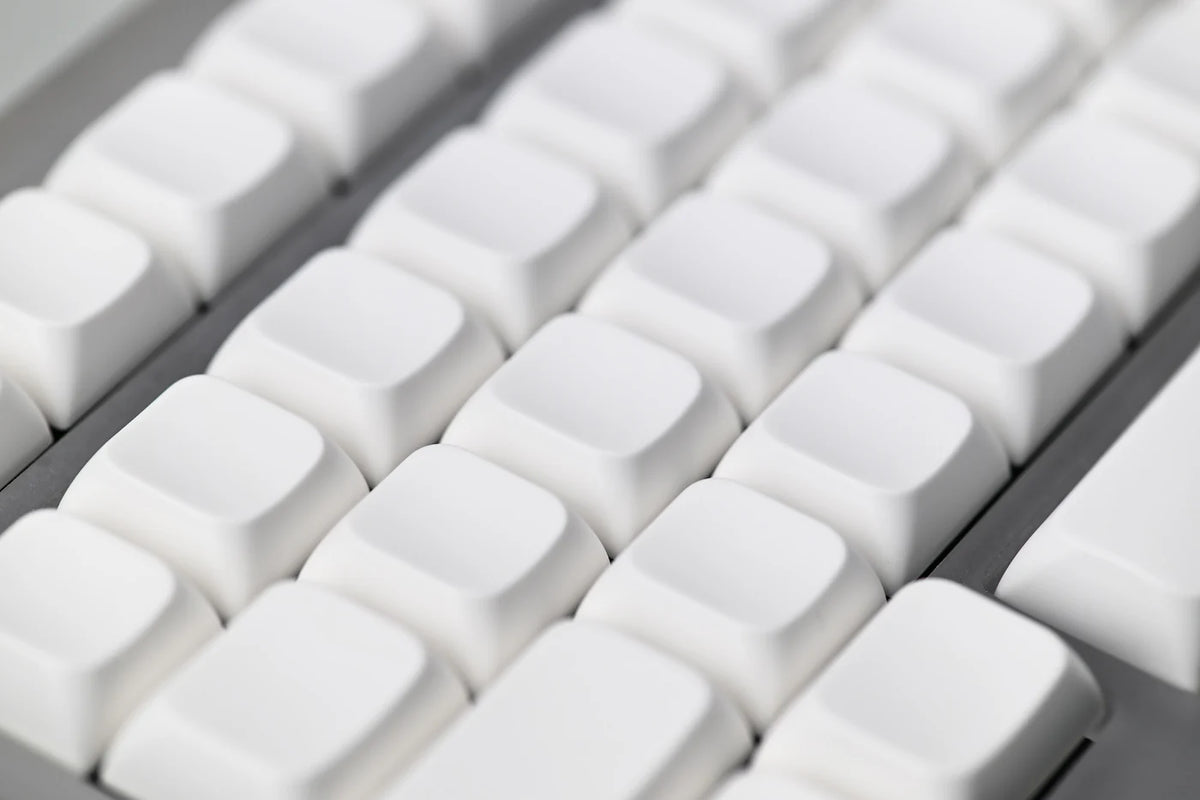 遊舎工房　PBS_BLANK_Whiteキーボードキャップ PBS White Blanks