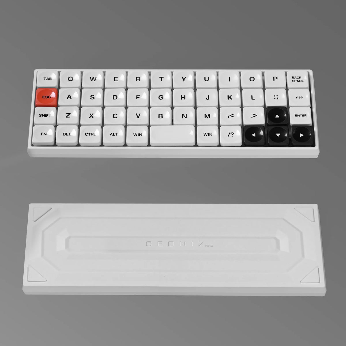 キーボード chosfox Geonix rev.2 Chosfox X Masro | Geonix Rev.2 40% Low-profile Mechanical Keyboard