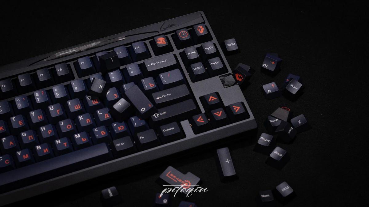 [GB] Fast Blue Cherry PBT Keycap Set