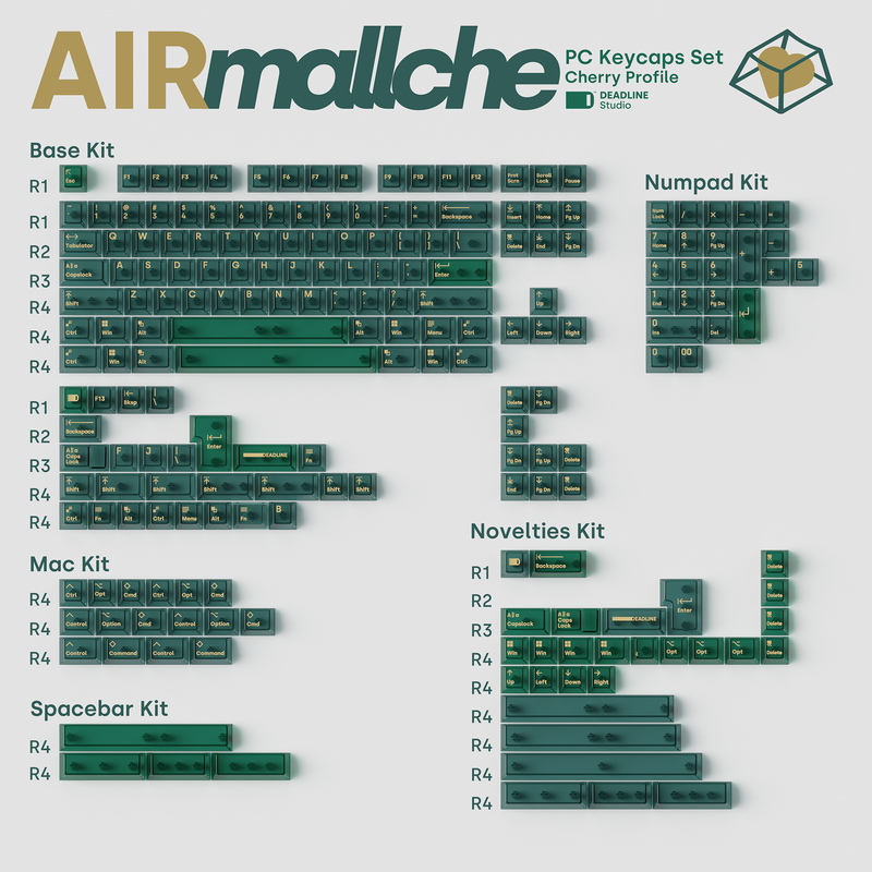 [GB] AIR series Keycap Set / Air-Mallche