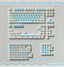 Rabbit Holiday Park keycaps