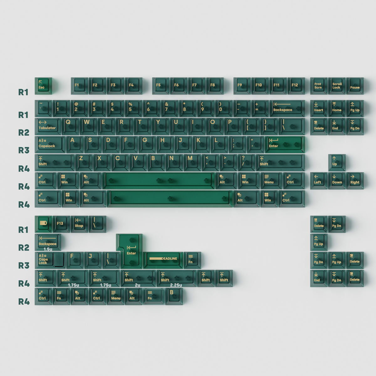 [GB] AIR series Keycap Set / Air-Mallche