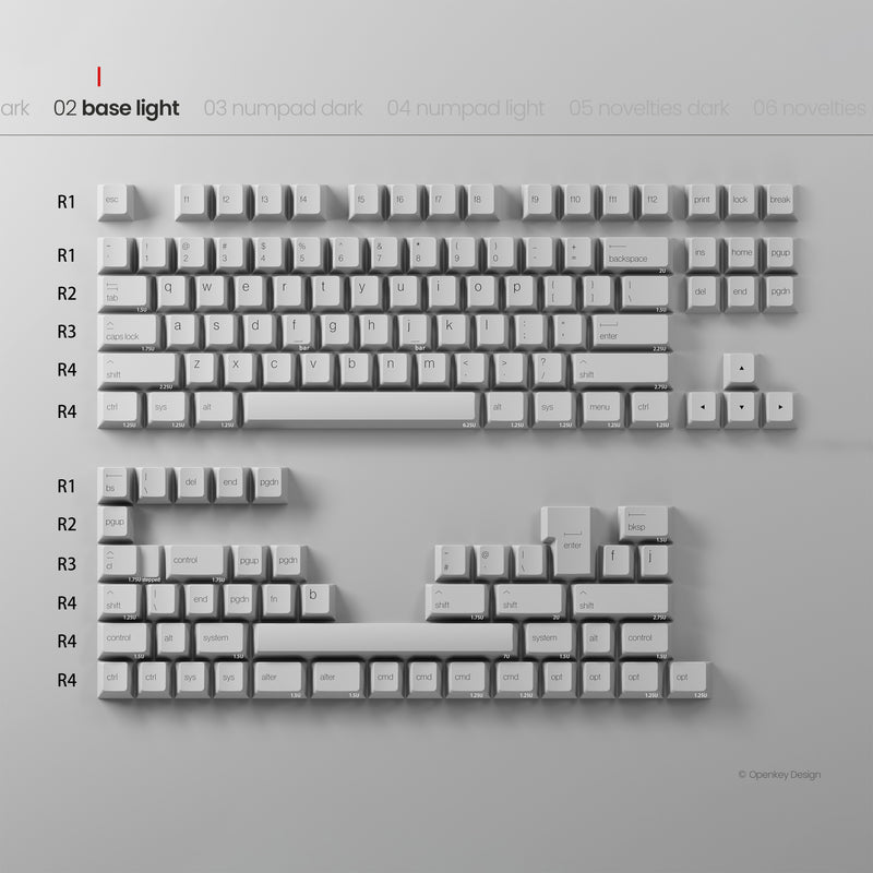 [Pre-order] PBTfans x Openkey Design Less, but better Dark