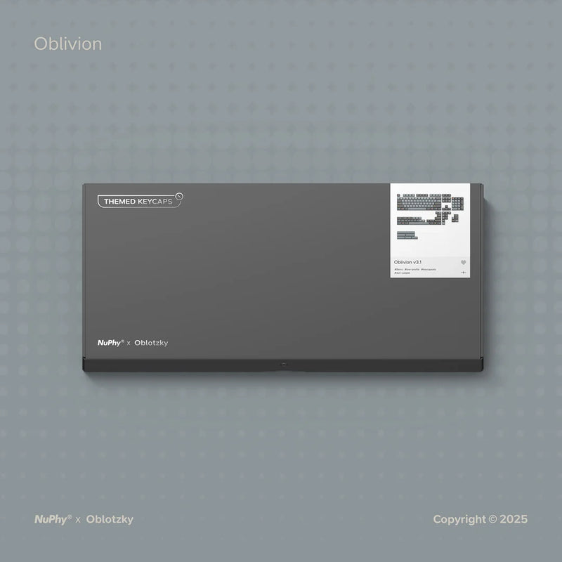 NuPhy x Oblotzky Oblivion Berry Profile Dye-sub PBT Keycaps