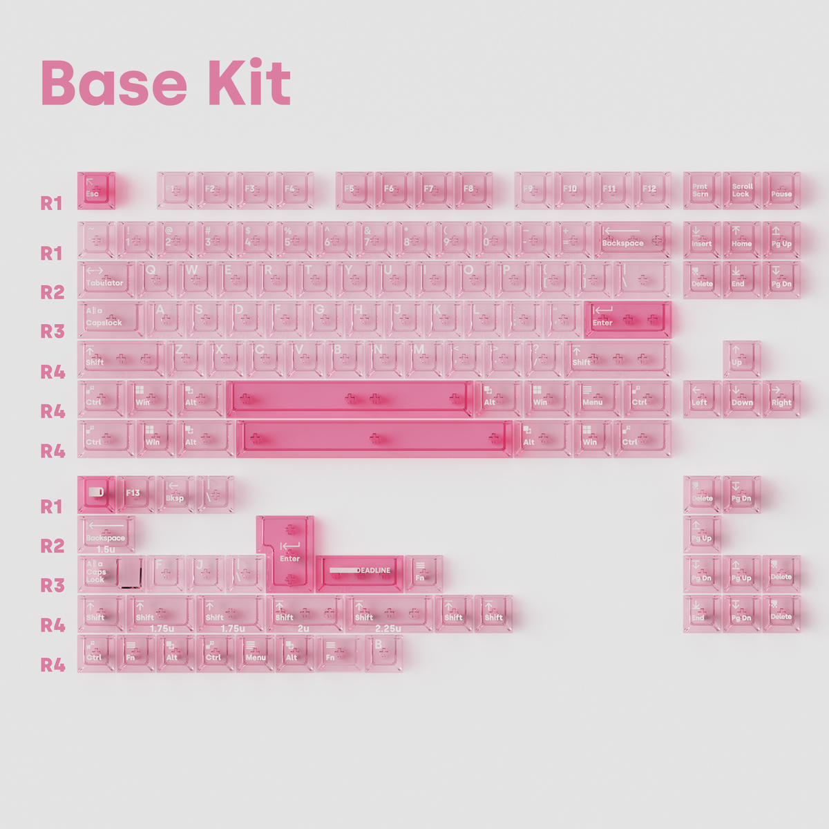 [GB] AIR series Keycap Set / Air-Hutt