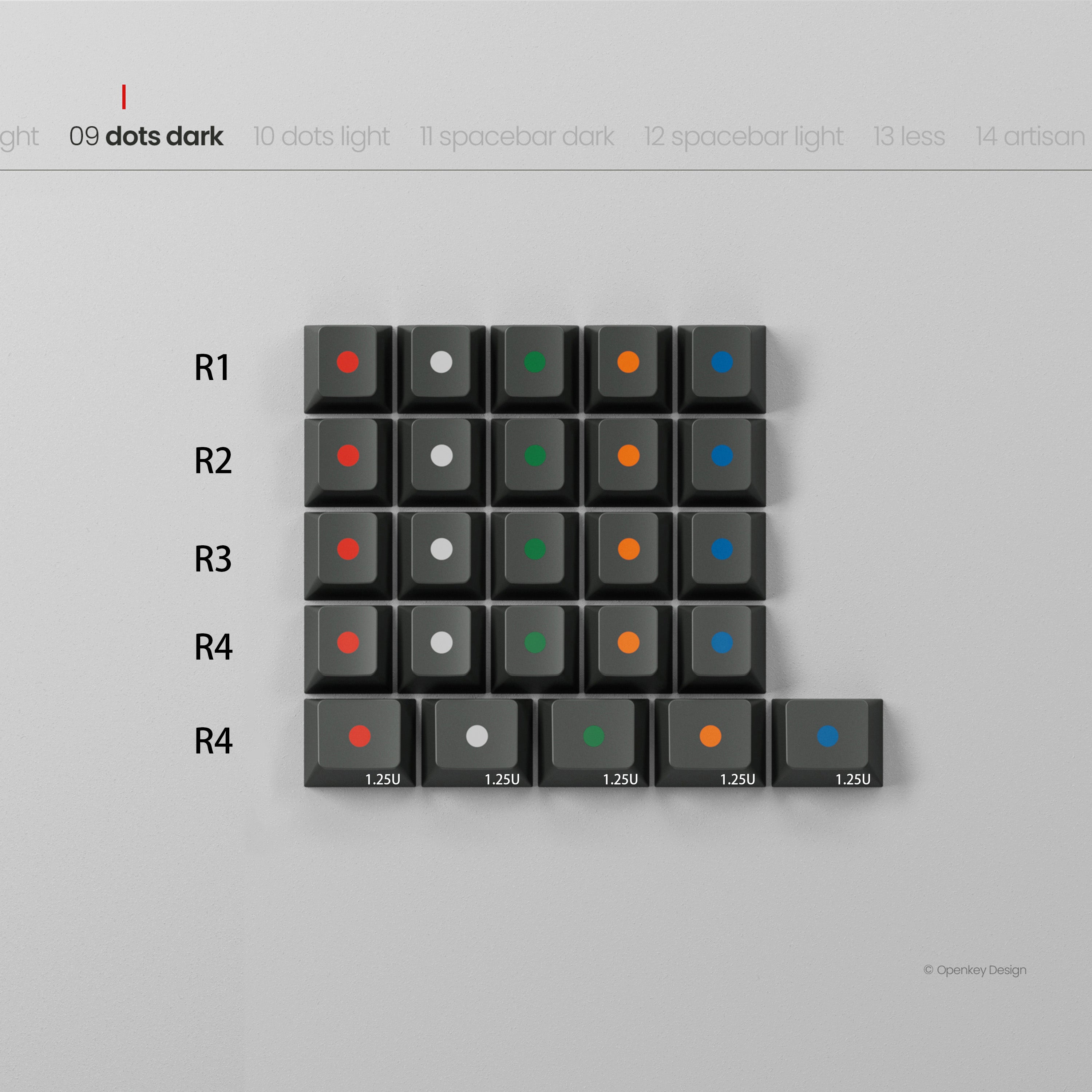 Pre-order] PBTfans x Openkey Design Less, but better Dark
