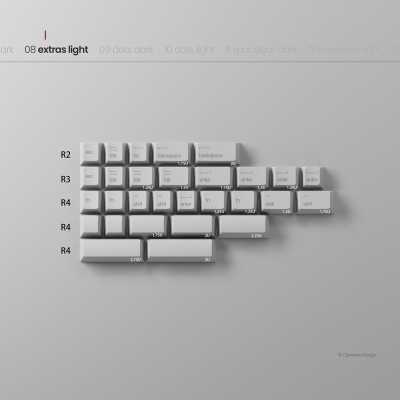 [Pre-order] PBTfans x Openkey Design Less, but better Dark