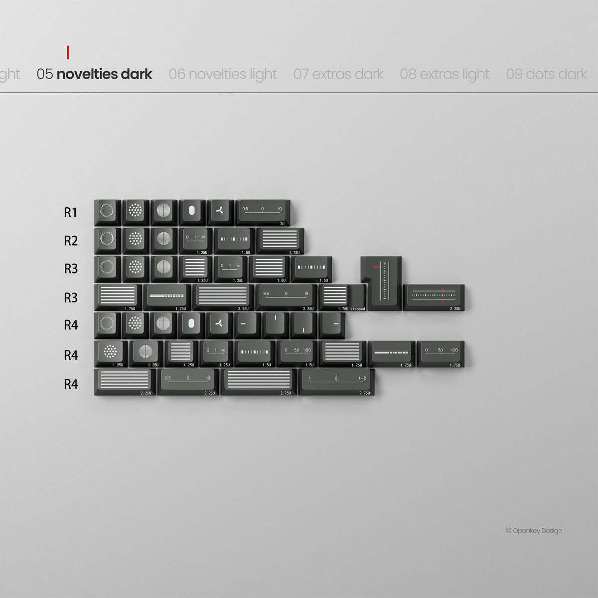 Pre-order] PBTfans x Openkey Design Less, but better Dark