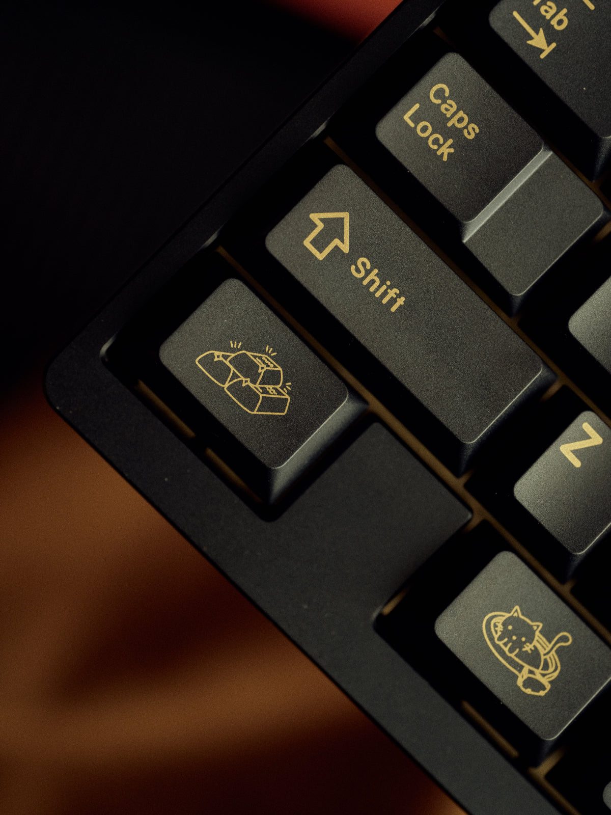 KBS Onyx Keycaps