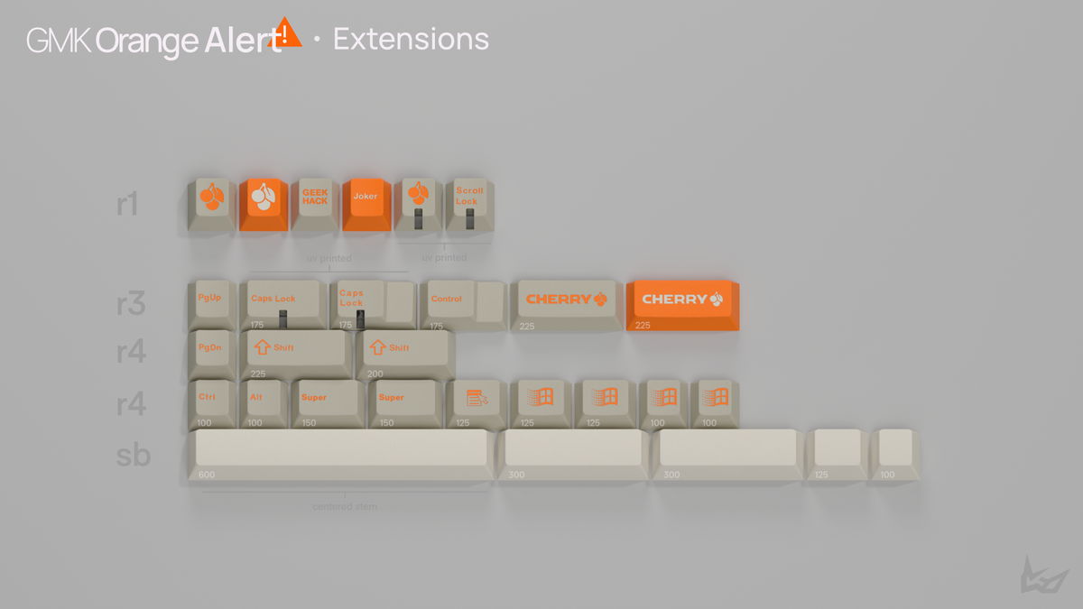 [GB] GMK CYL Orange Alert