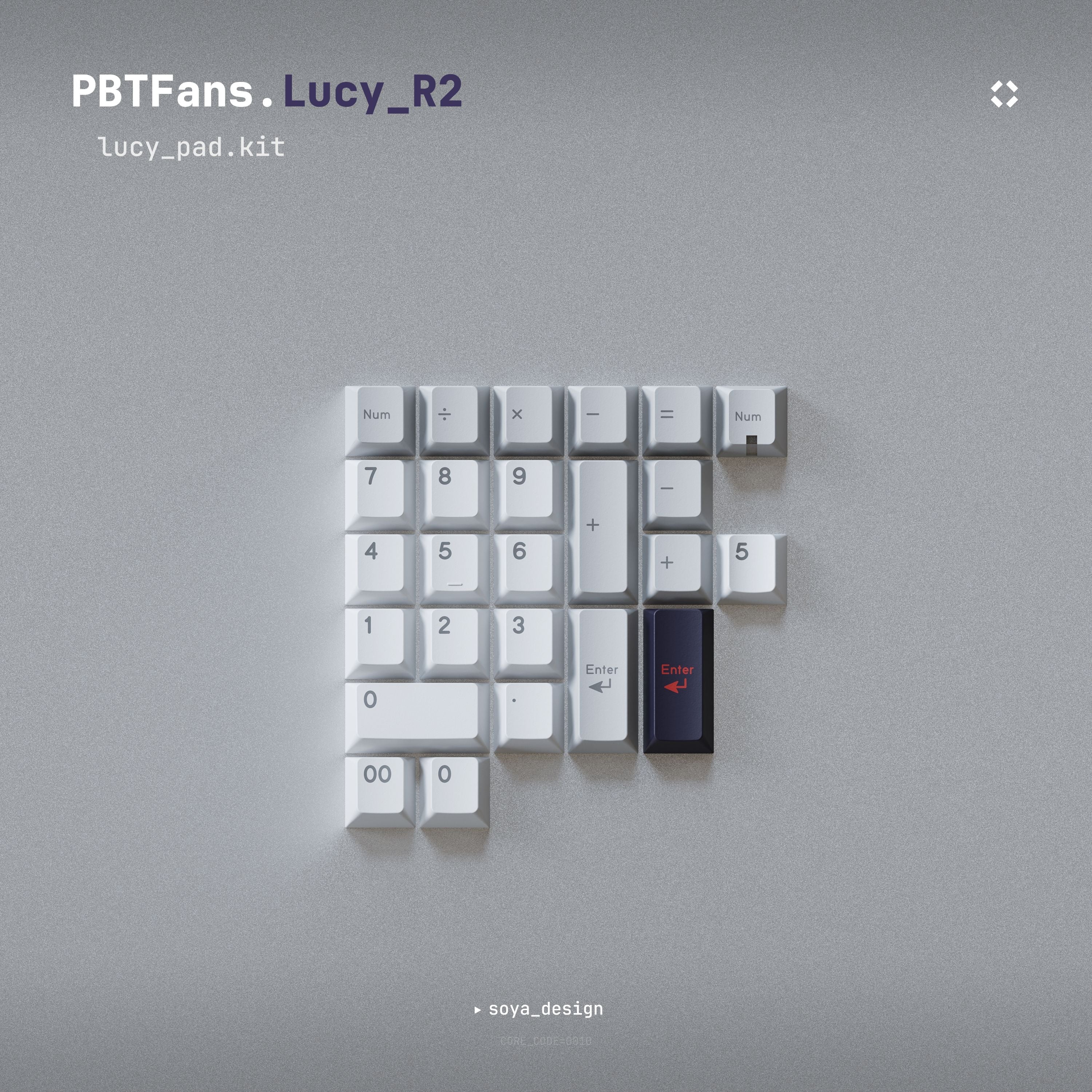 PBTfans Lucy R2 キーキャップセット PBTfans Lucy R2