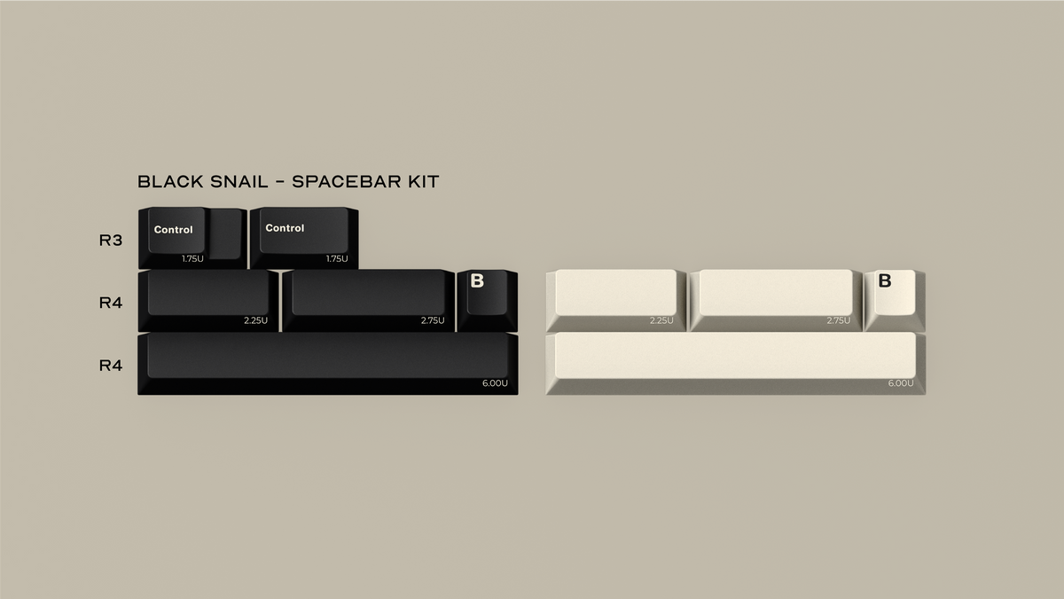 GB] GMK Black Snail