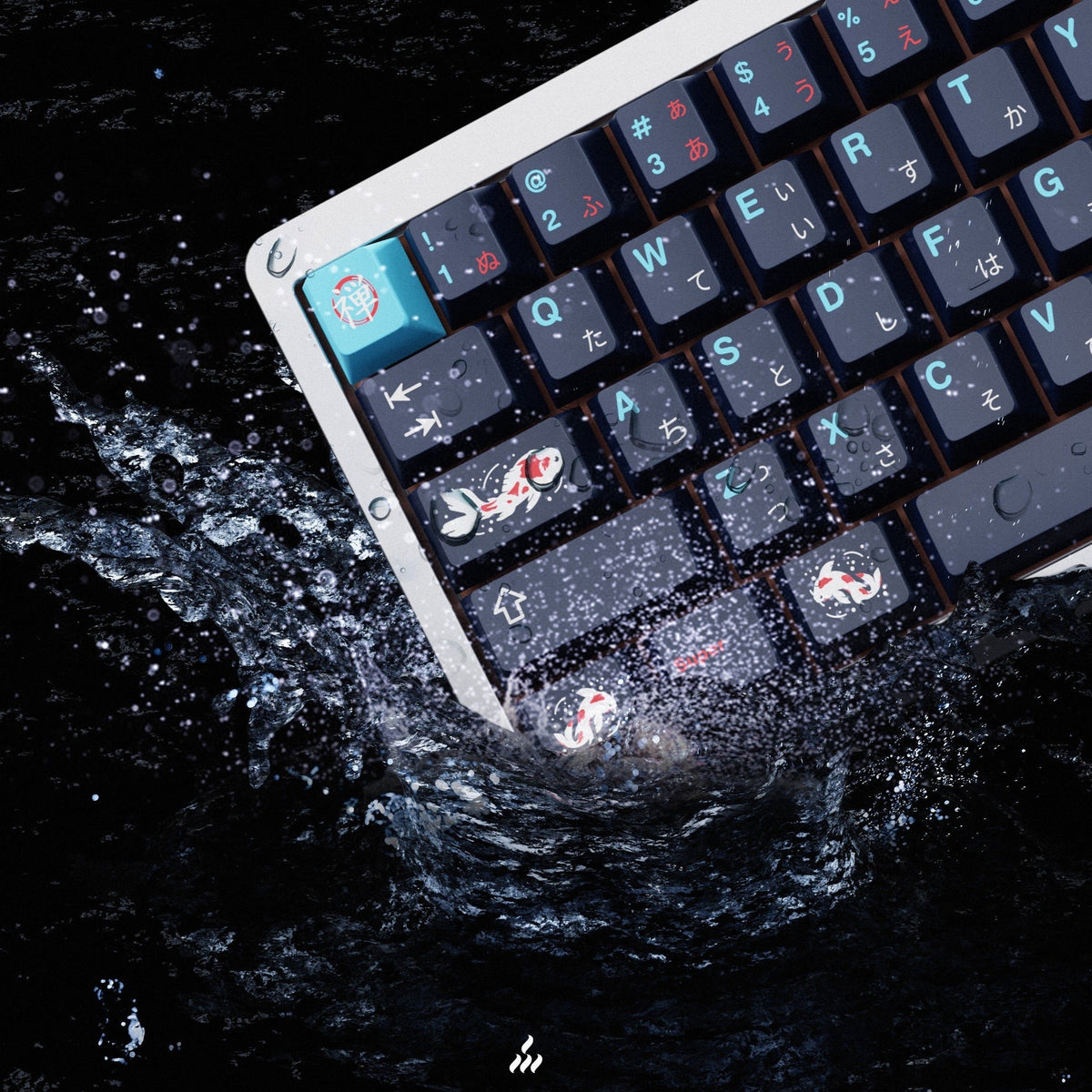 キーボード Jelly Key Zen Pond III - Ghost Asagi キーボード Jelly Key Zen Pond III - Ghost Asagi キーボード Jelly