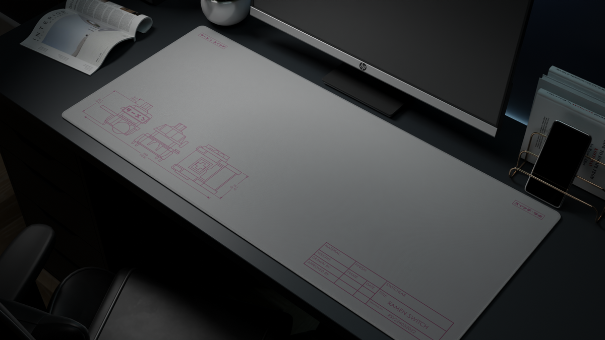 GB] Ramen.switch V2 Deskmat