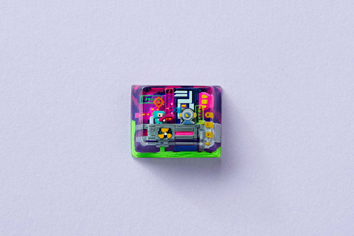 [GB] 8-Bit Series III: Neon Era Artisan Keycaps