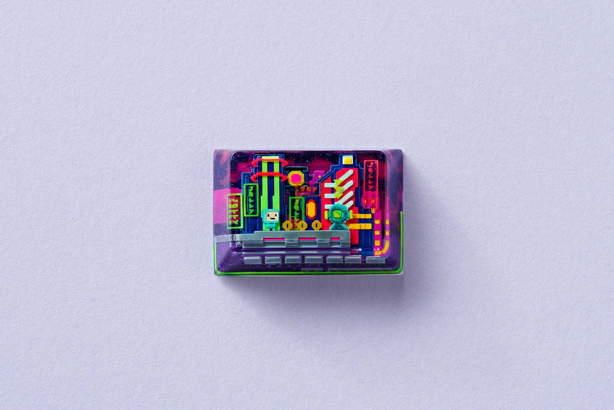 [GB] 8-Bit Series III: Neon Era Artisan Keycaps