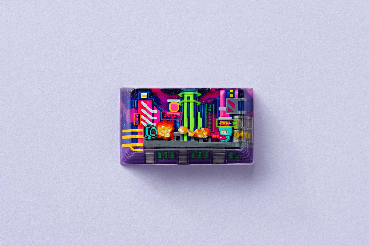 [GB] 8-Bit Series III: Neon Era Artisan Keycaps