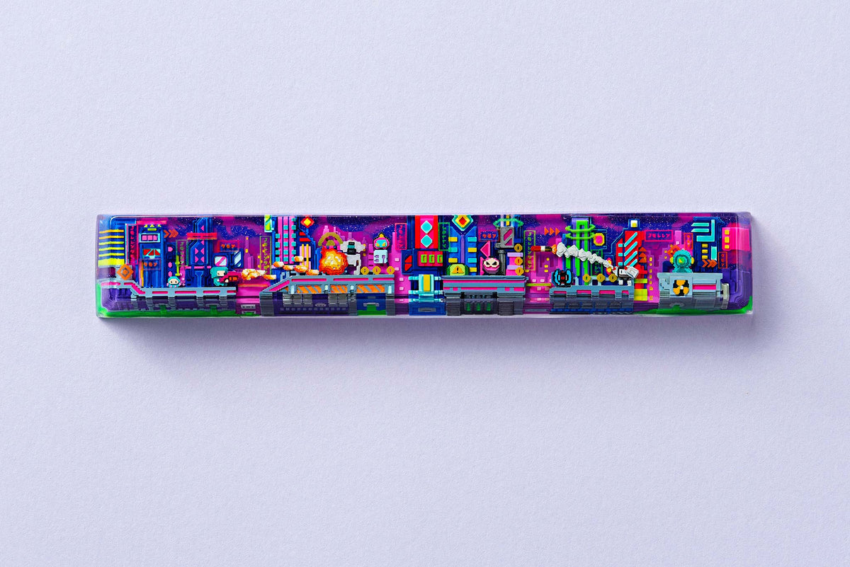[GB] 8-Bit Series III: Neon Era Artisan Keycaps