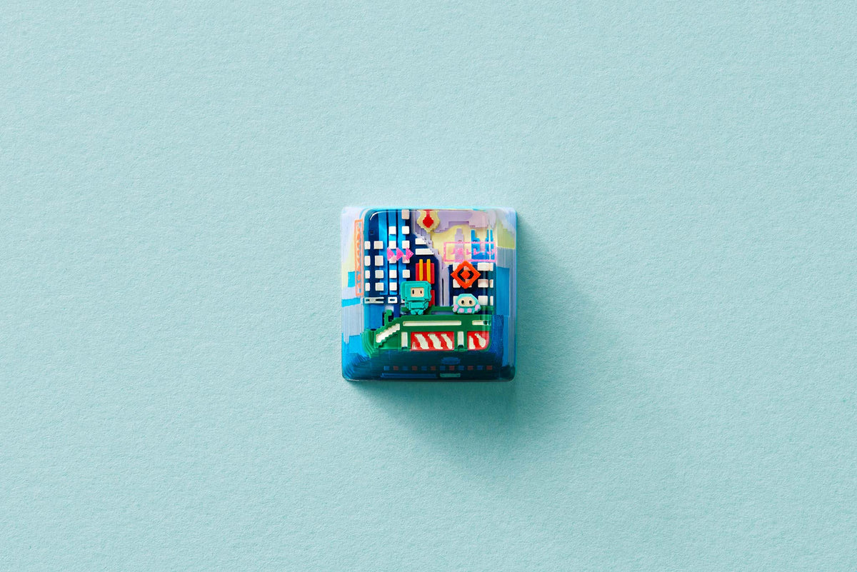 [GB] 8-Bit Series III: Neon Era Artisan Keycaps