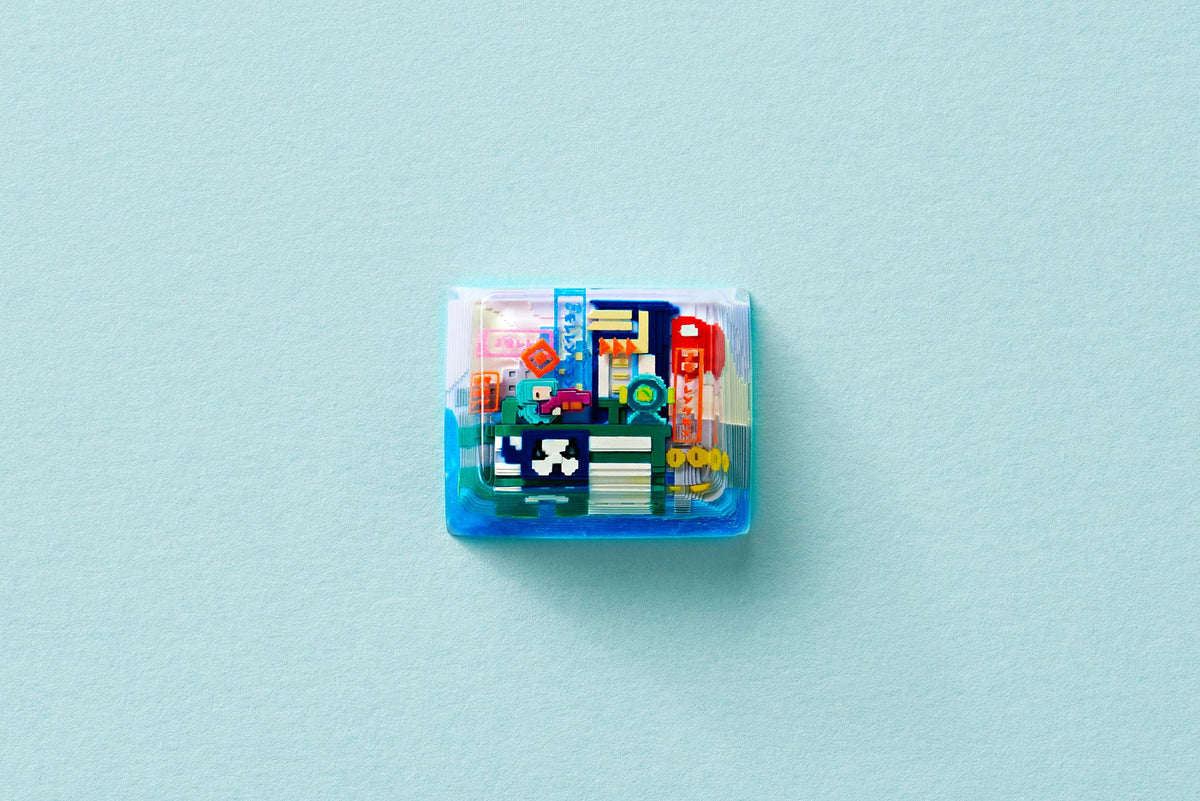 [GB] 8-Bit Series III: Neon Era Artisan Keycaps