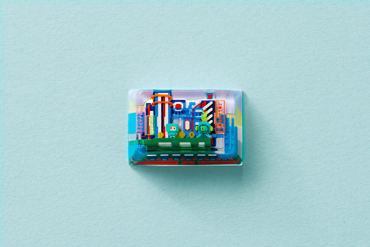 [GB] 8-Bit Series III: Neon Era Artisan Keycaps