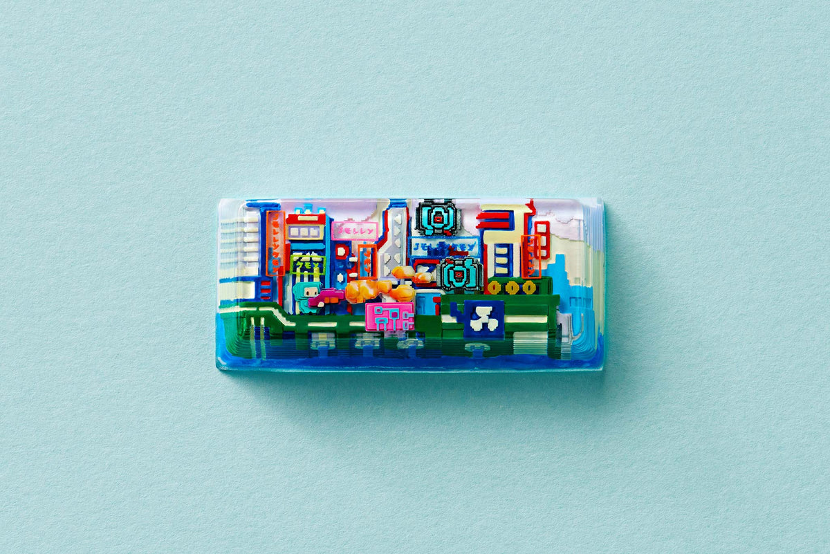 [GB] 8-Bit Series III: Neon Era Artisan Keycaps