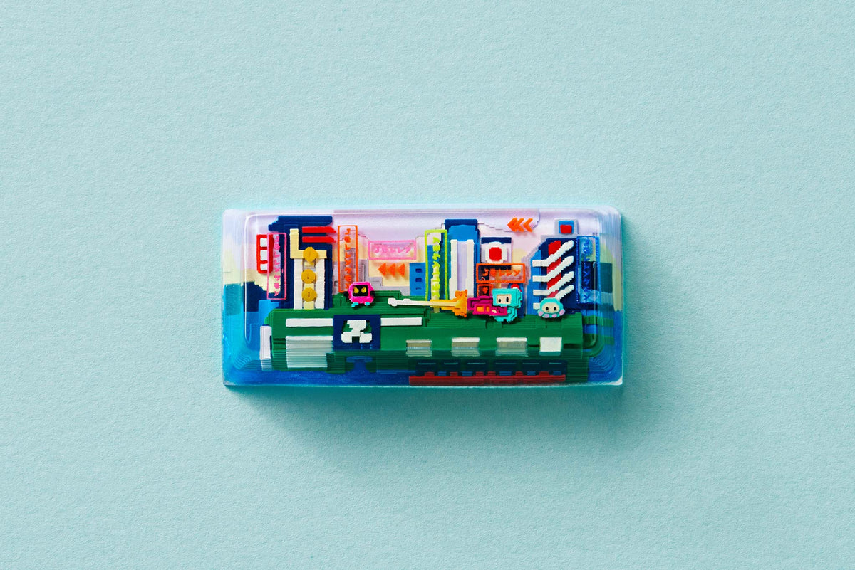 [GB] 8-Bit Series III: Neon Era Artisan Keycaps