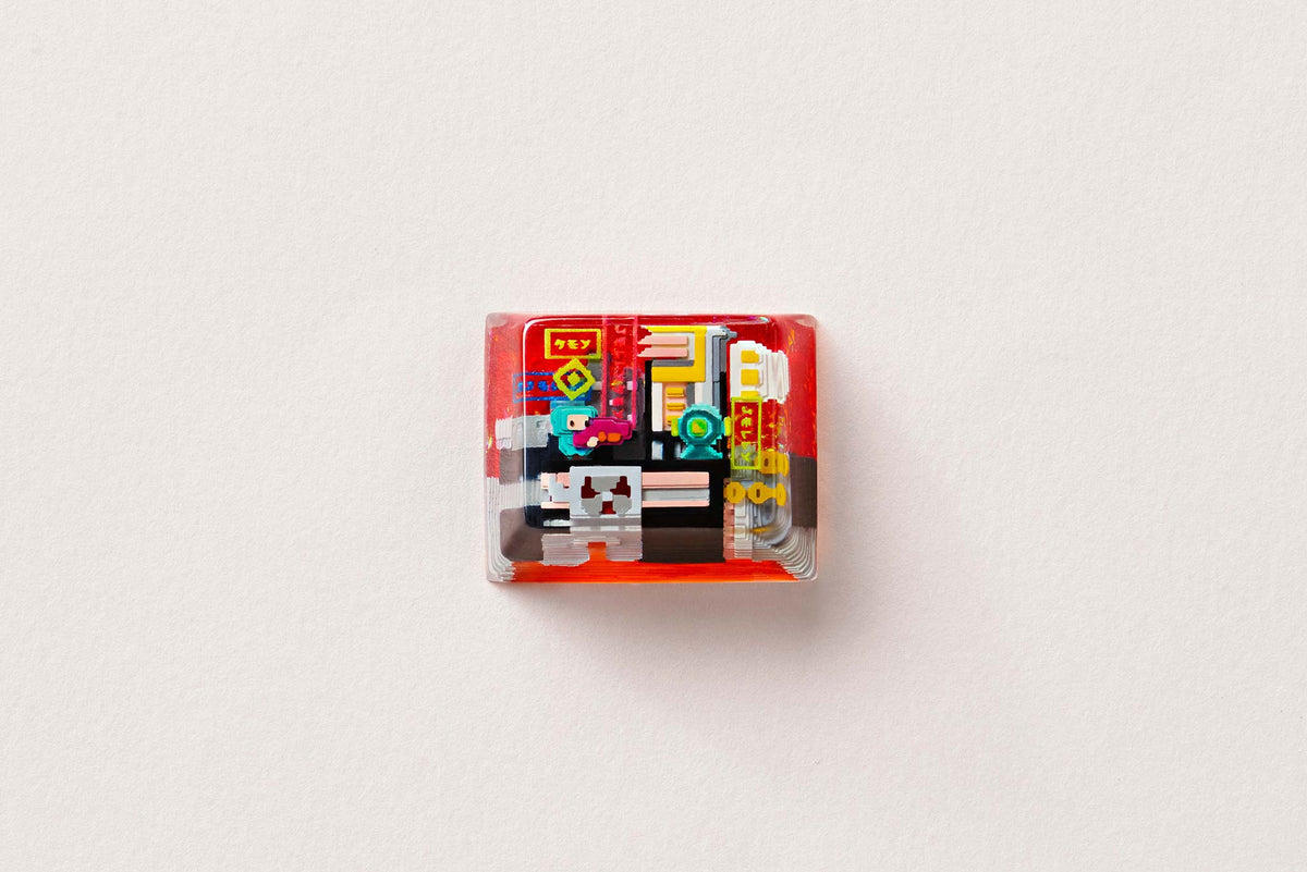[GB] 8-Bit Series III: Neon Era Artisan Keycaps