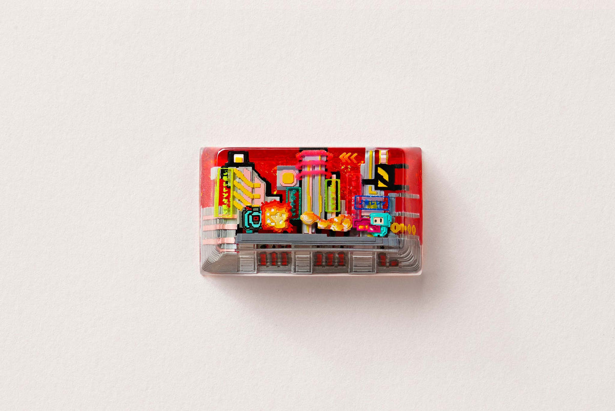 [GB] 8-Bit Series III: Neon Era Artisan Keycaps