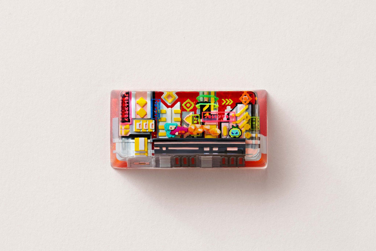 [GB] 8-Bit Series III: Neon Era Artisan Keycaps
