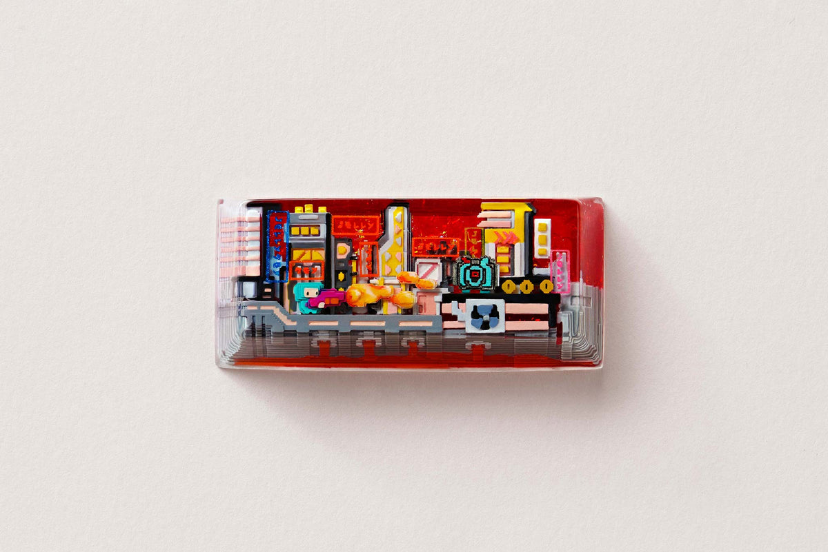 [GB] 8-Bit Series III: Neon Era Artisan Keycaps